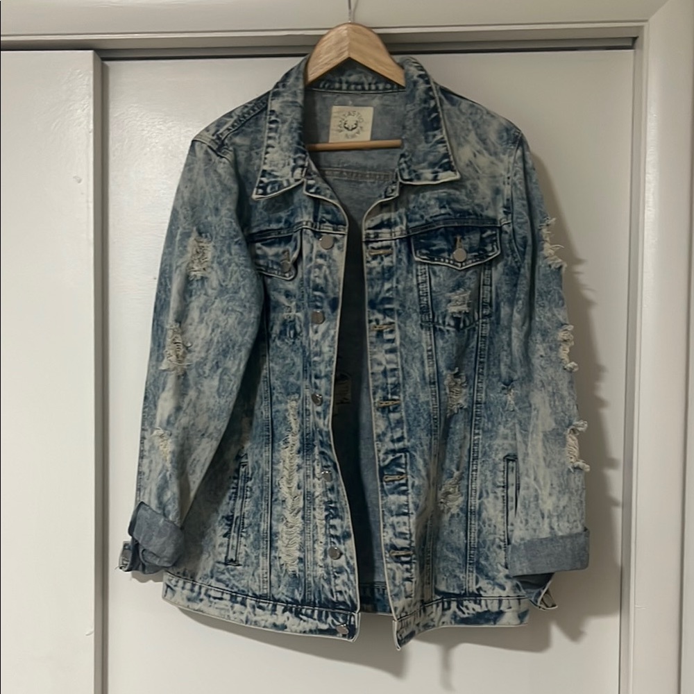 Distressed Denim Jacket